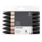 Winsor & Newton Promarker set di 6 toni di pelle chiari