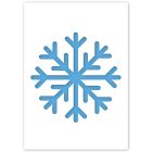 Stencil a fiocco di neve in 3 dimensioni