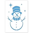 Stencil Pupazzo di neve in 3 dimensioni