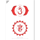 A5 Vishuddha &amp; Anja Chakra Sjabloon