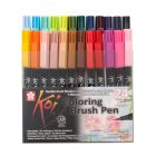 Sakura Koi Coloring Brush Pens 24 Color Set