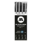 Molotow Blackliner 4x set di pennarelli 1