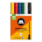 Molotow ONE4ALL™ Marcatore da 2 mm 6x Set base 1