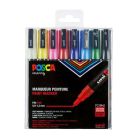 Posca PC-3M 0.9-1.3mm Set di 8 pennarelli