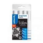 Pilot Pintor Set di benvenuto bianco 4 pezzi - EF / F / M / B