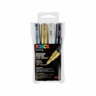 Posca PC1MC 4A 1MC - 4x set di colori metallizzati