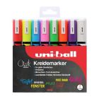 Uni-ball PWE-5M - Set di 8 pennarelli a gesso