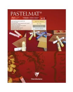 Clairefontaine Pastelmat No.1 - 24x30cm - Crema / grigio