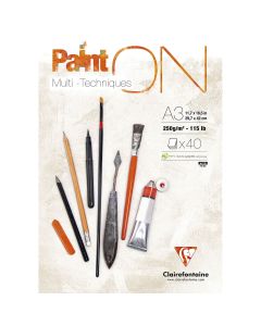Clairefontaine Paint-ON Blocco A3 - Bianco