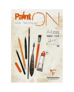Clairefontaine Paint-ON Blocco A4 - Bianco