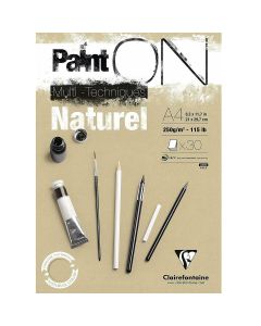 Clairefontaine Paint-ON Blocco A4 - Naturale
