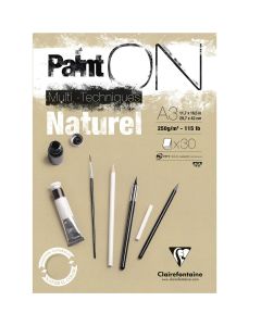 Clairefontaine Paint-ON Blocco A3 - Naturale