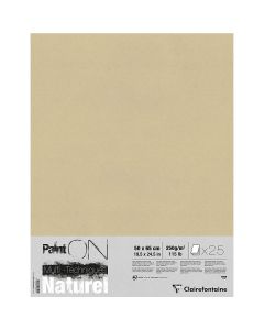 Clairefontaine Paint'ON Fogli Naturel 50x65 cm