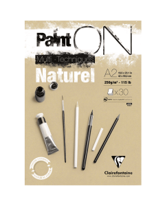 Clairefontaine Paint-ON Blocco A2 - Naturale