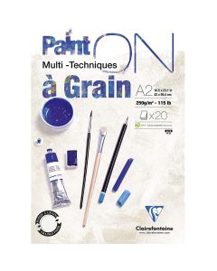 Clairefontaine Paint-ON Blocco A2 - á Grain