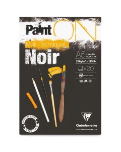 Clairefontaine Paint-ON Blocco A5 - Nero