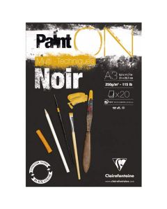 Clairefontaine Paint-ON Blocco A3 - Nero