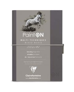 Clairefontaine Paint-ON Diario di viaggio - Grigio - Tecnica mista