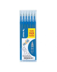 Pilot FriXion Ball - Set di 6 ricariche blu - Punta media