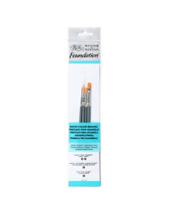 Winsor & Newton Foundation Pennelli per acquerello set di 4