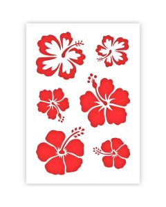 Aloha Flower Template in 3 dimensioni