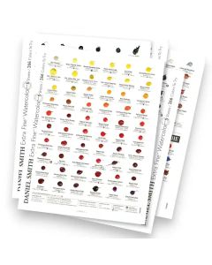 Daniel Smith Carte di prova per acquerello di - 266 colori