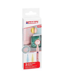 Edding 751 set di marcatori a vernice di 3 colori pastello