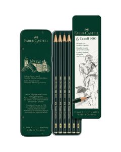 Faber-Castell 9000 matite di grafite set di 6