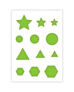 Stencil forme primarie in 3 dimensioni