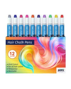 QBIX Set di gessetti per capelli - 12 pezzi di colorazione temporanea per capelli