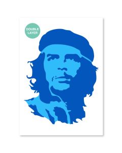 QBIX Stencil Che Guevara - Formato A3 - 2 Strati