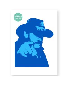 QBIX Stencil Lemmy Motörhead - Formato A3 - 2 strati
