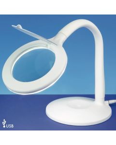 Lampada con lente d'ingrandimento USB a LED flessibile di Lightcraft