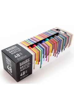 Liquitex Basics Set di pittura acrilica di 48 colori - 22ml