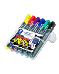 Staedtler Lumocolor ART 350 - set di 6 pennarelli indelebili