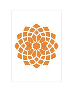QBIX Stencil mandala - Formato A3