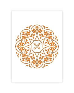 Mandala Stencil - Formato A4