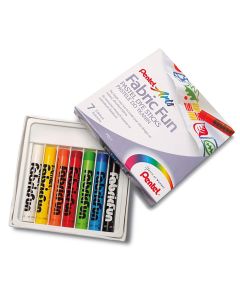 Pentel Set gesso tessile di 7 colori