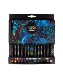 Posca Pastels set di 12 matite