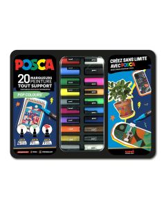 Posca Pop Colors - 20 pezzi