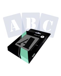 Set di stampini per lettere Alfabeto completo - Serif - 2 dimensioni
