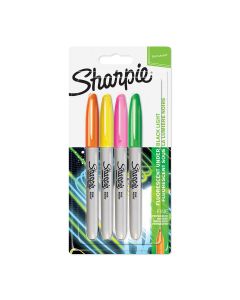 Pennarello Sharpie Permanent Classic Fine - 4x neon