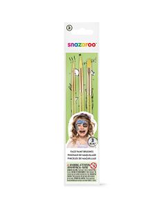 Snazaroo Pennelli da trucco set di 3 - verde