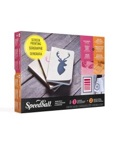 Speedball Kit introduttivo per la stampa serigrafica su tessuto e carta