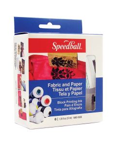 Speedball Inchiostro per stampa su tessuto e carta: set di 6 colori