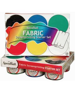 Speedball Set iniziale di pittura tessile serigrafica con 6 colori di base