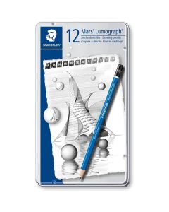 Staedtler Mars Lumograph 100 set di 12 matite (8B-2H)