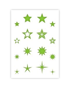 Stencil a stella in 3 dimensioni