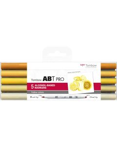 Tombow ABT PRO Set di marcatori con 5 tonalità di giallo