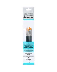 Winsor & Newton Foundation Pennelli per acquerello set di 6